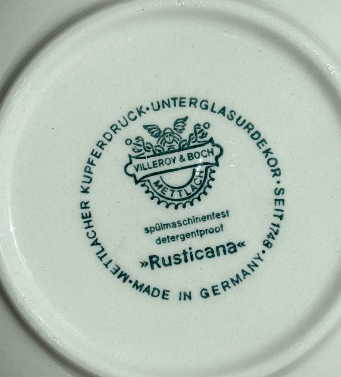 [Rare]빈티지 빌레로이앤보흐 루스티카나블루 에소잔 상품이미지6