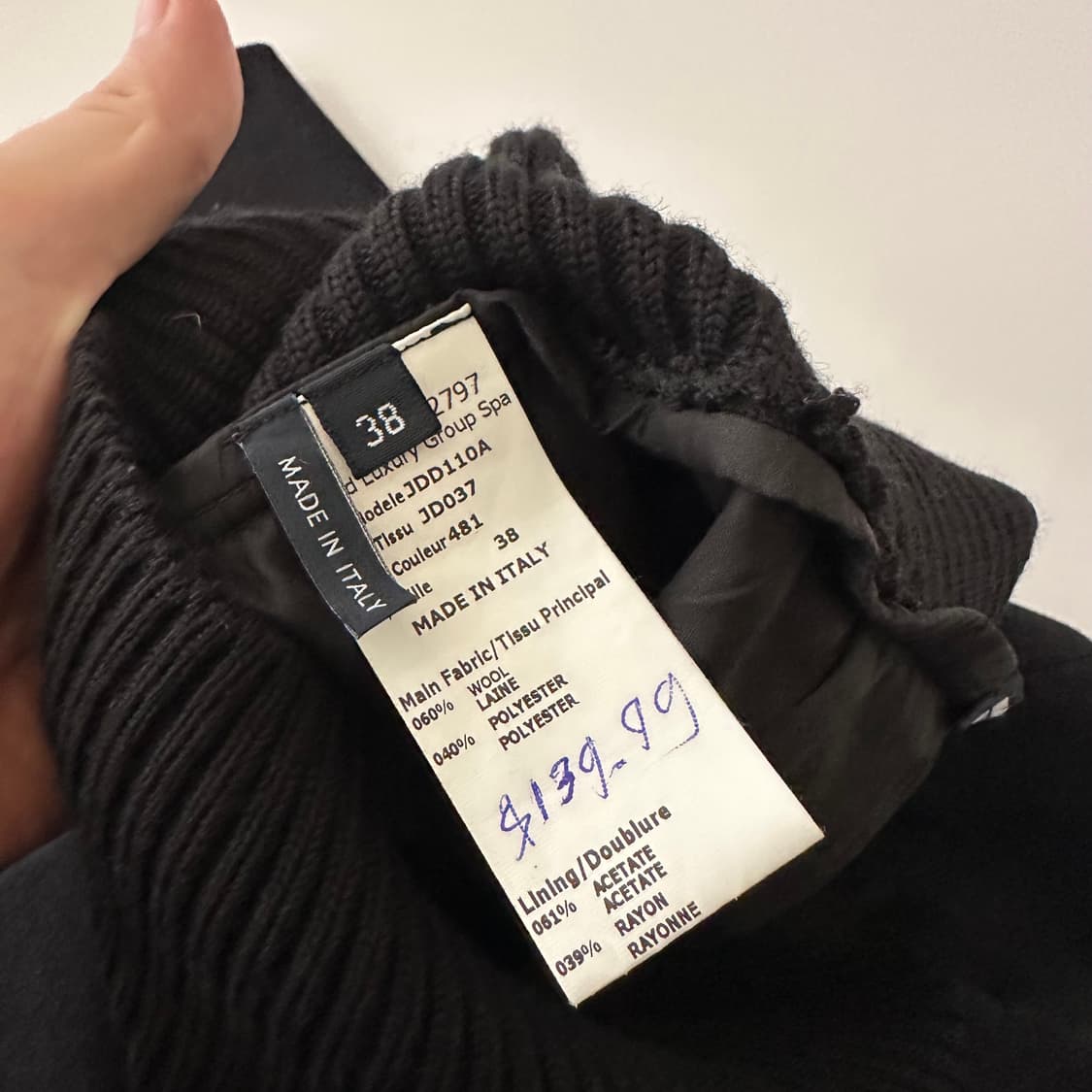 질샌더 jil sander navy 허리밴딩 스커트 상품이미지9