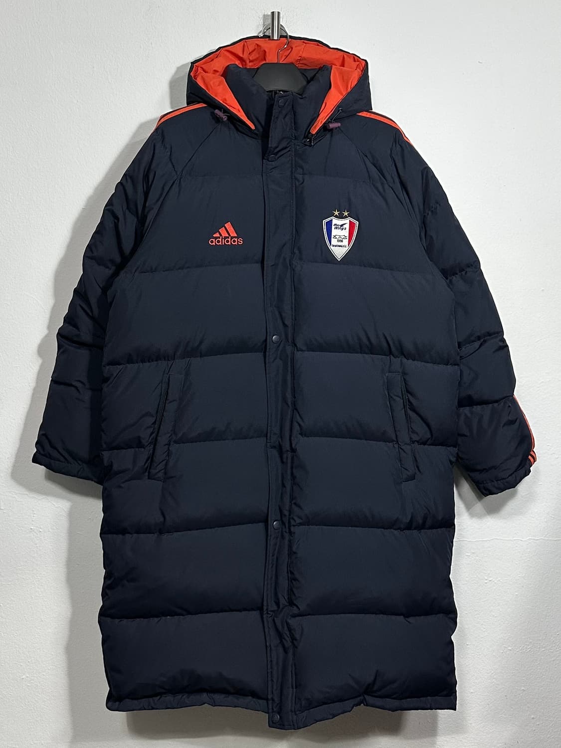 아디다스 수원삼성 롱패딩 네이비 110사이즈 상품이미지1