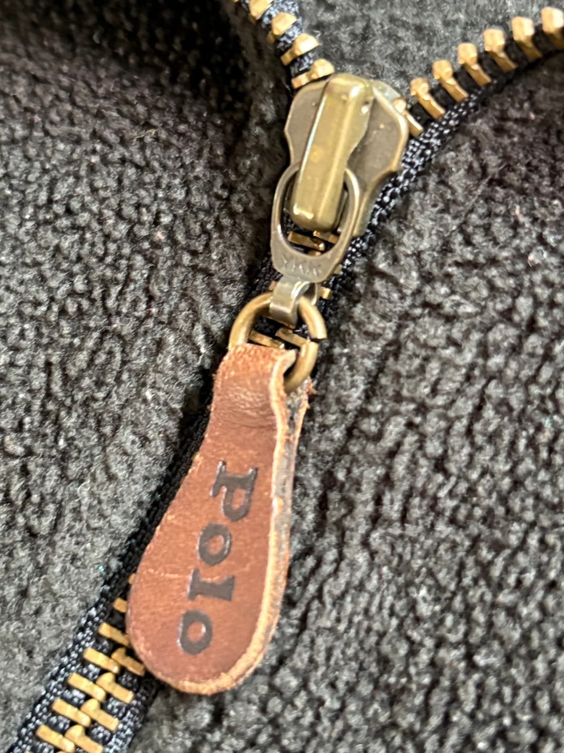 Polo 폴로 랄프로렌 블랙컬러 플리스 하프집업 상품이미지6