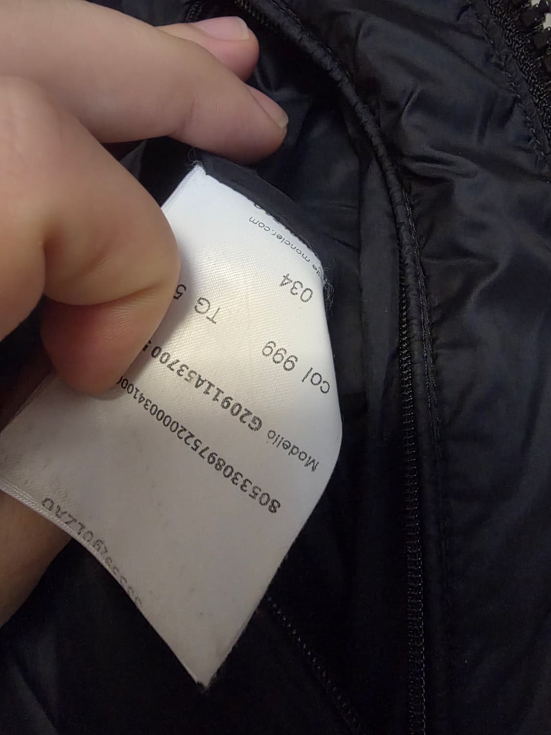 [5사이즈] 몽클레어 몽제네브르 블랙 숏 다운 패딩 상품이미지8