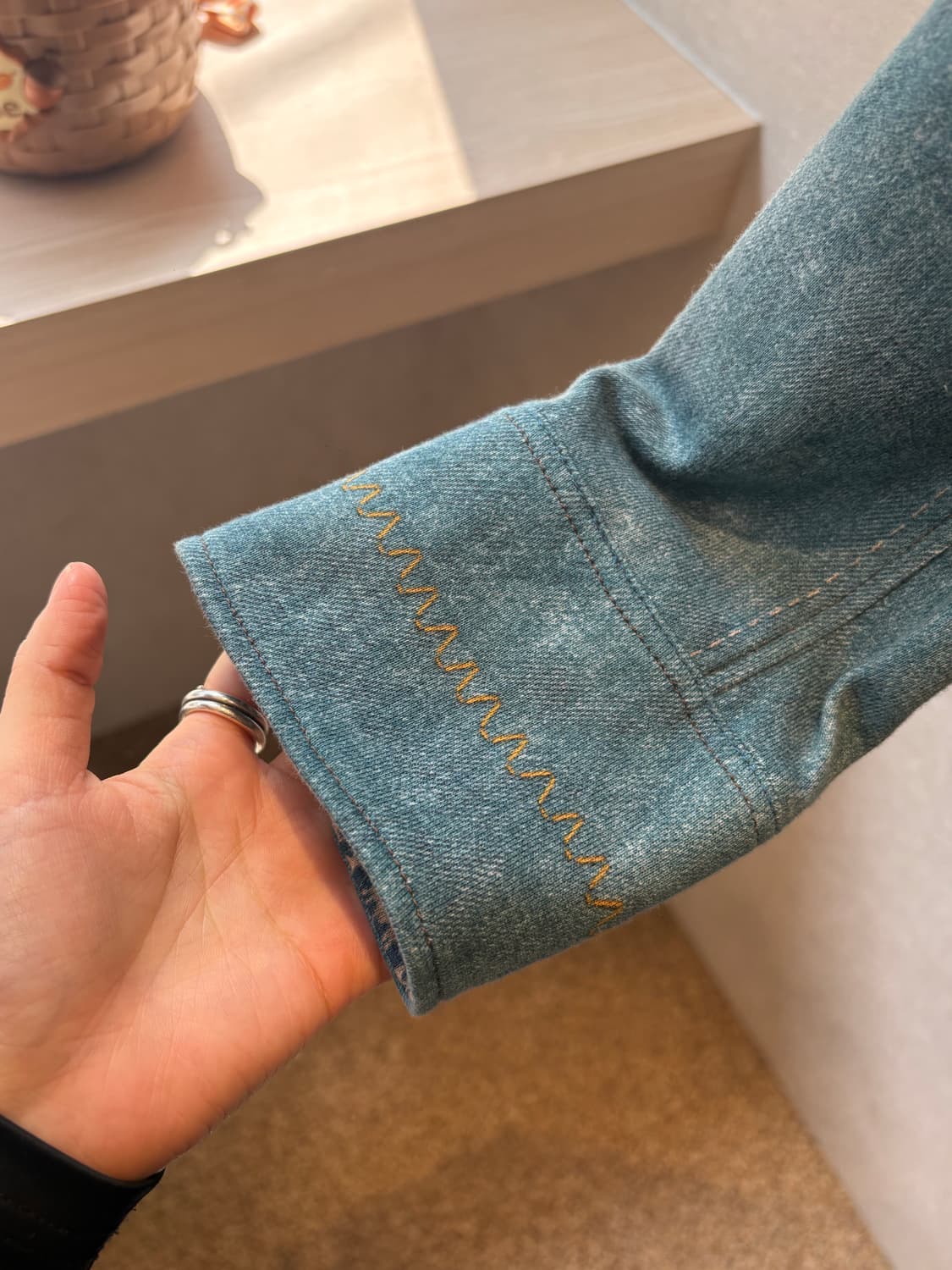 Vintage denim jacket 상품이미지5