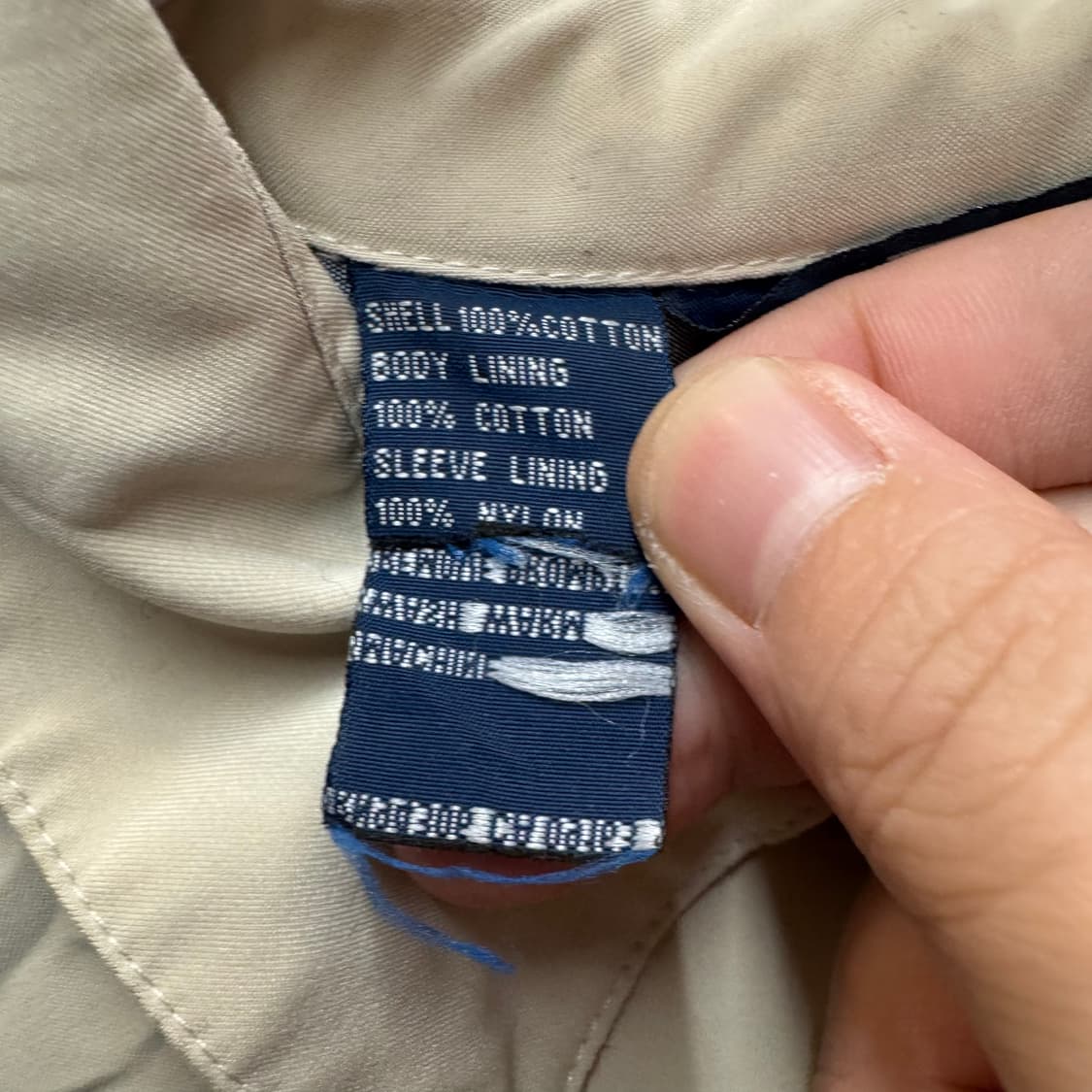 폴로 바이스윙 블루종 점퍼 자켓 M 상품이미지5