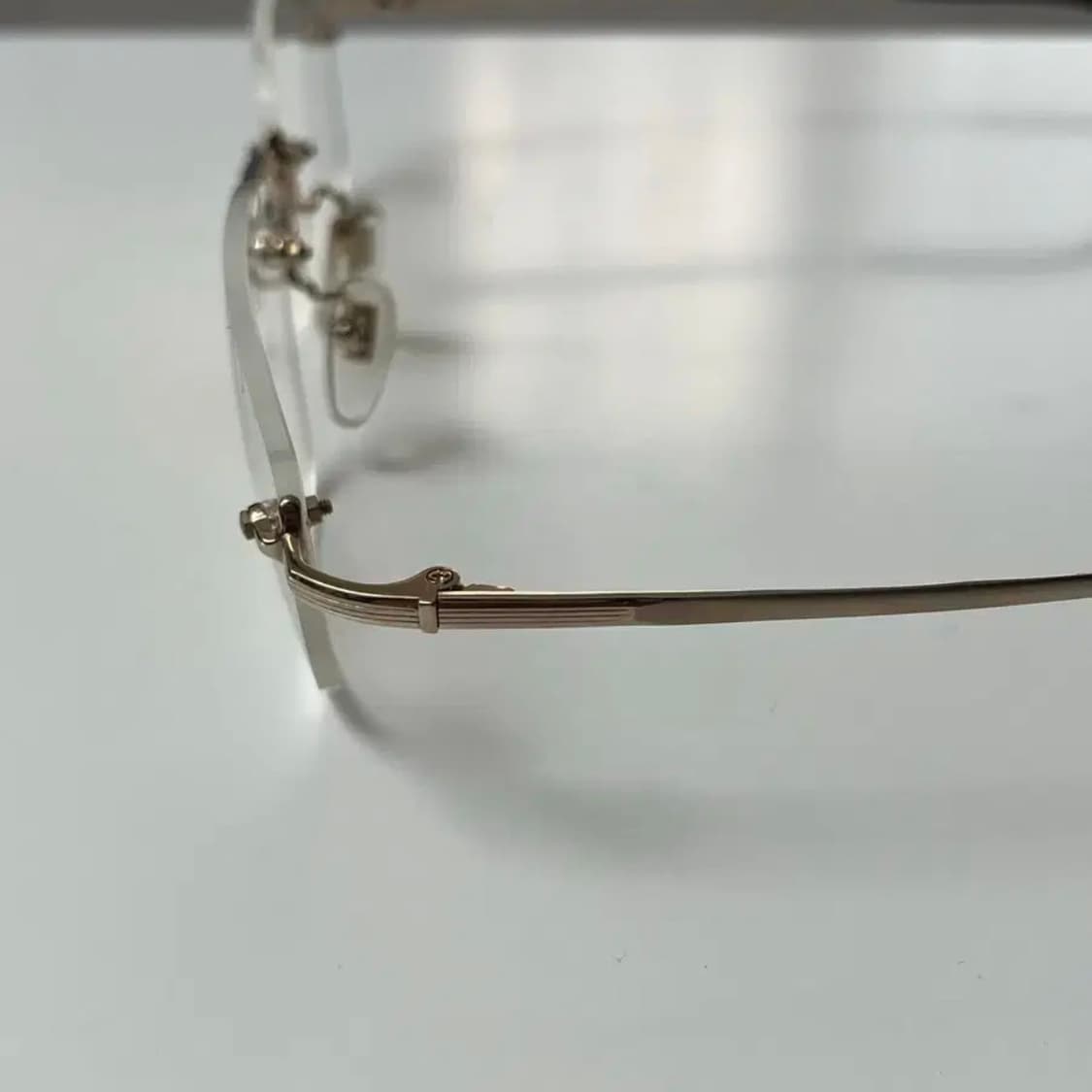 LANCEL 티타늄 무테안경 made in Japan 상품이미지5