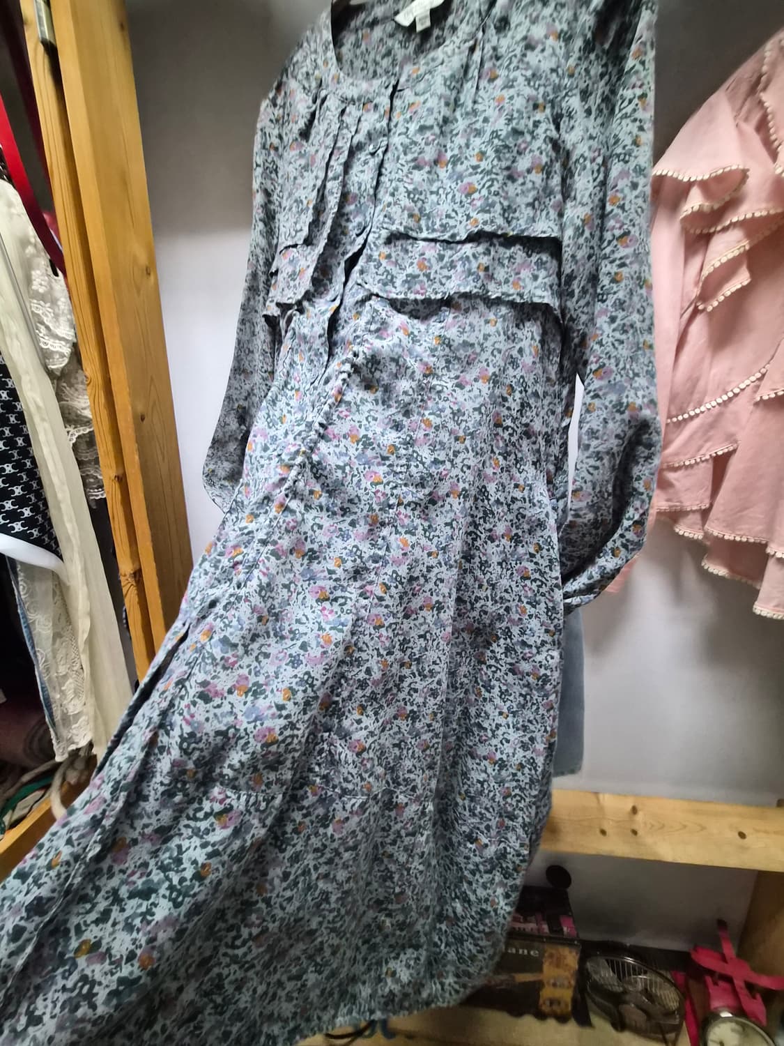 써스데이아일랜드 셔링 원피스 상품이미지9