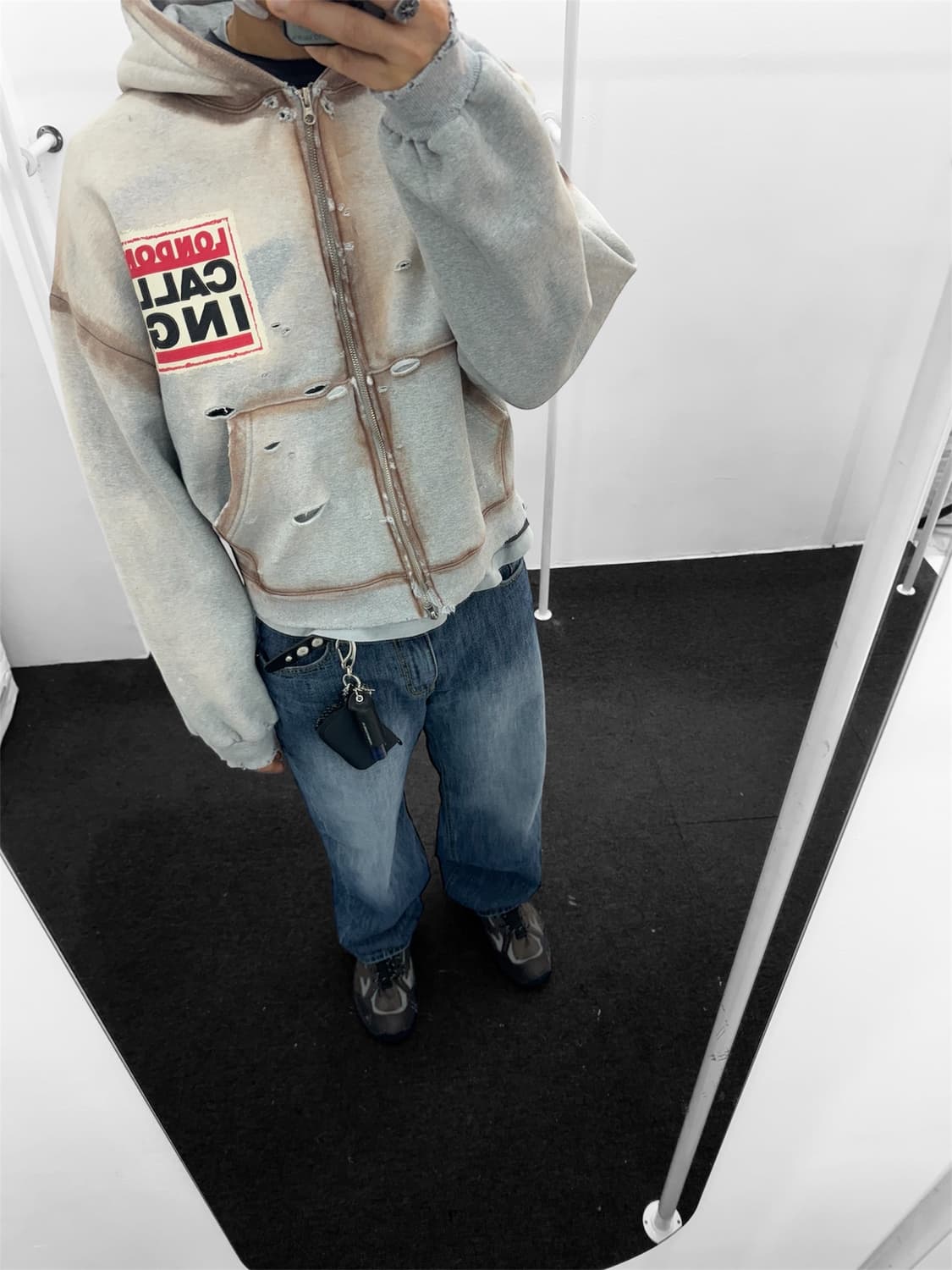 빈티지 후드집업(기모) 상품이미지8