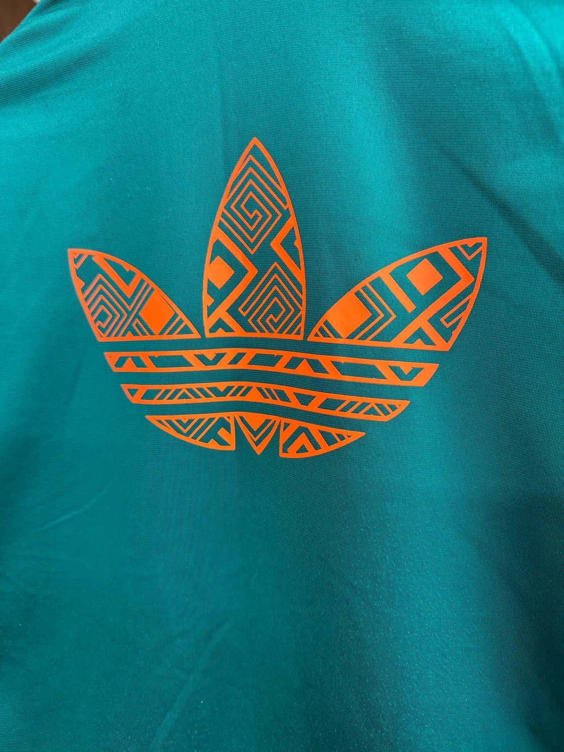 아디다스 유로파 그린/오렌지 후면 프린팅 트랙탑 져지 상품이미지5