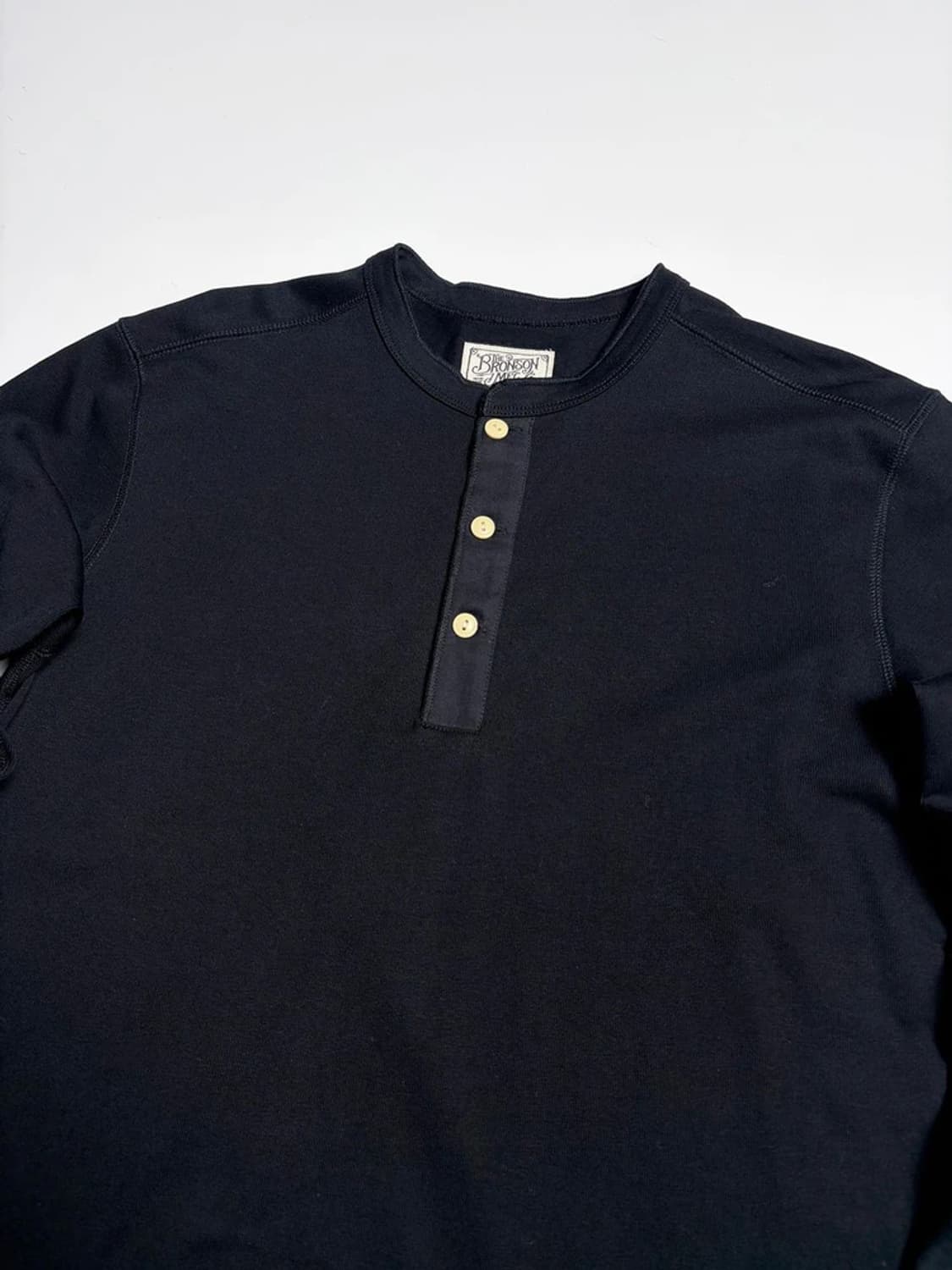 브론슨 빈티지 헨리넥 코튼 롱슬리브 R1309 상품이미지2