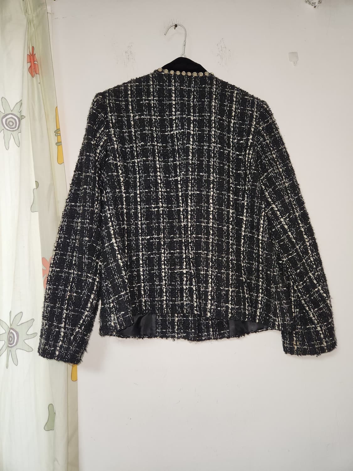 PAT 트위드 블랙 자켓 보석 장식 95 상품이미지2