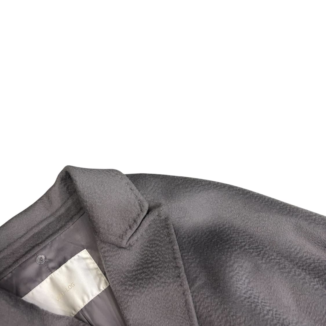 줄로그 울 캐시미어 벨티드 코트 상품이미지3