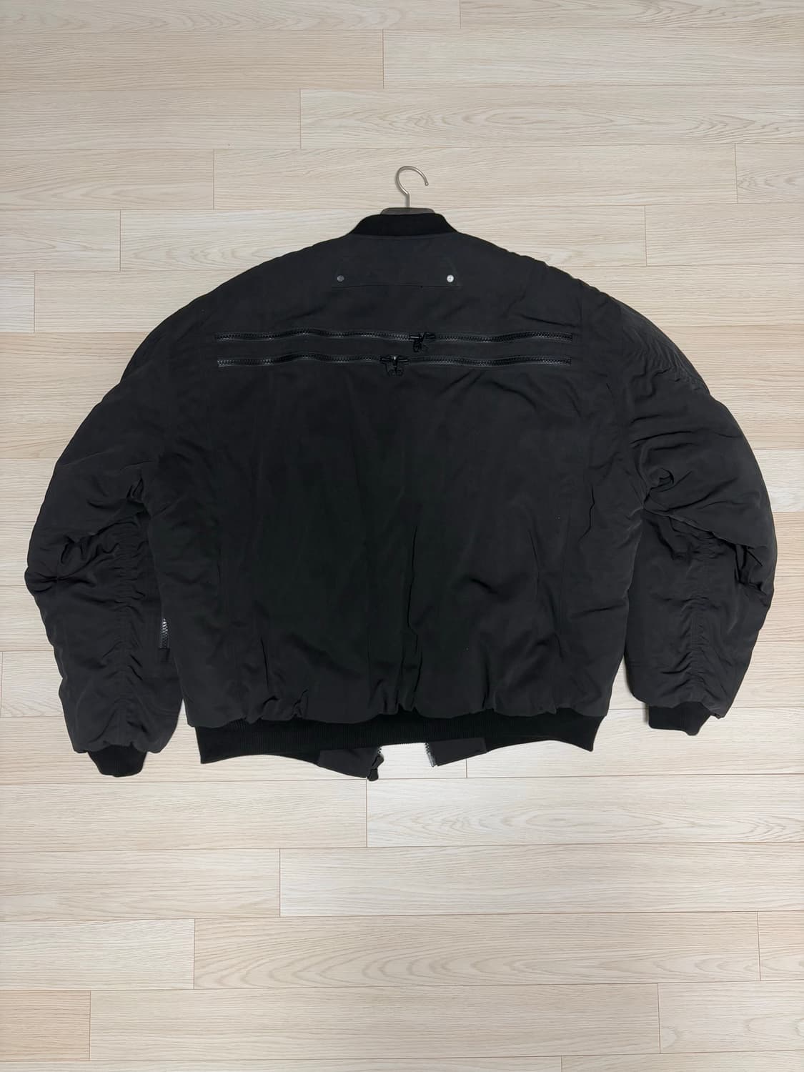 언더마이카 저거넛 더블 백 집 스테로이드 봄버 트리플 블랙 상품이미지2