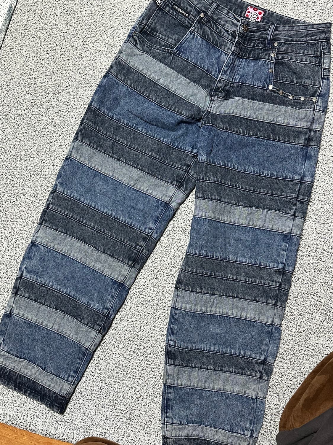 [32] 스타팀 LAYERED STAR JEANS BLUE 스타팀 바지 상품이미지7