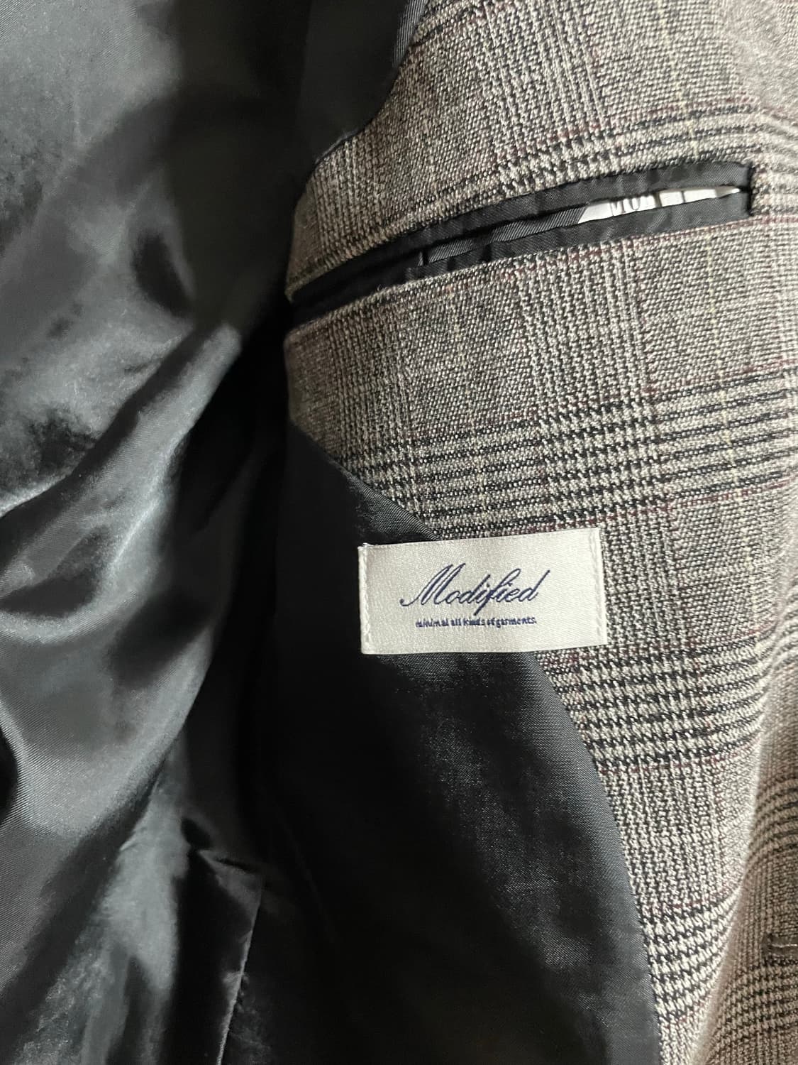 모디파이드 체크 블레이저 L  상품이미지3