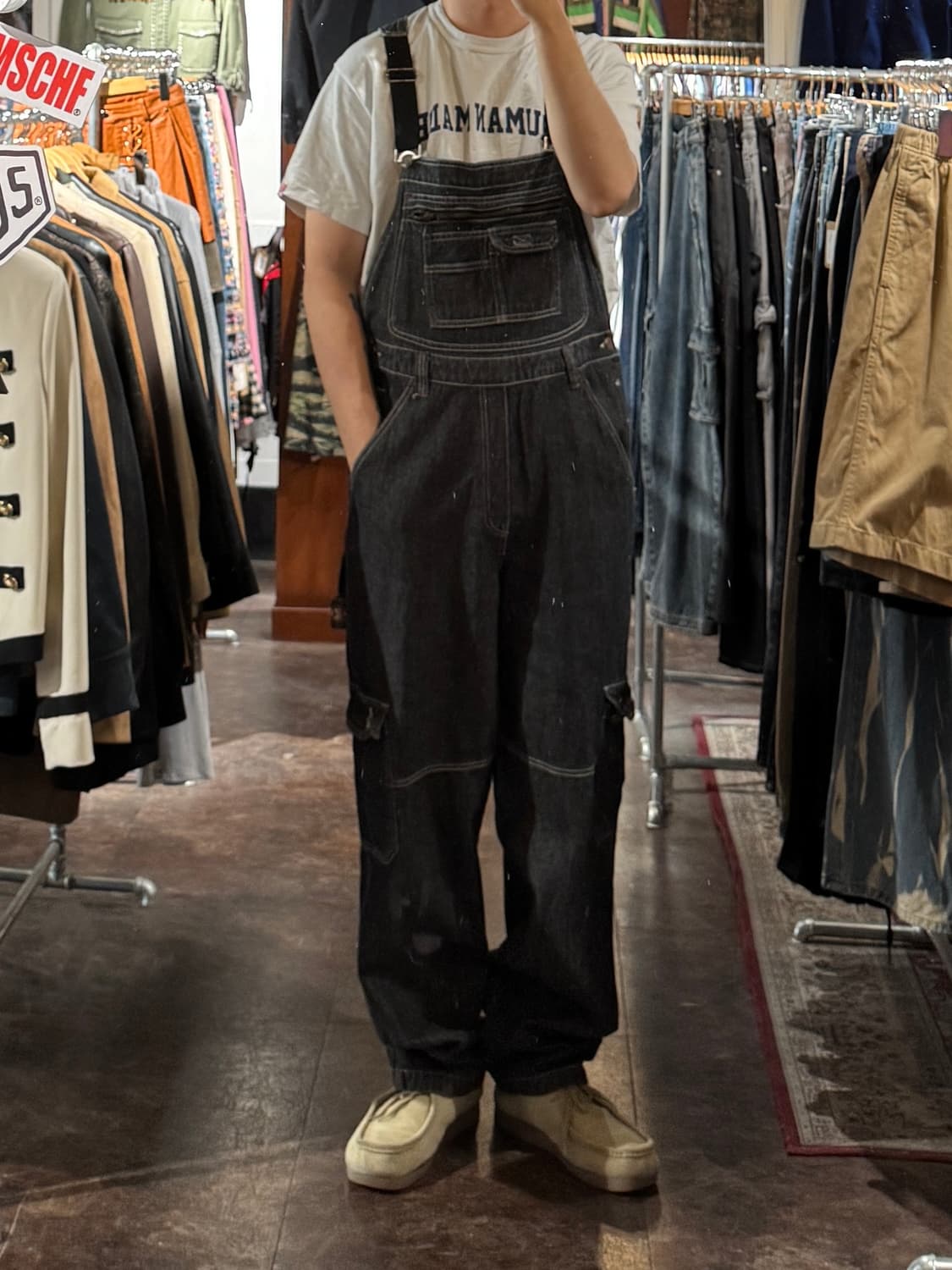 칼카니 올드스쿨 데님 카고 오버롤 38 상품이미지2