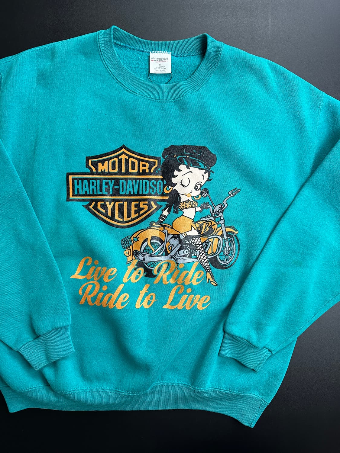 90's Harley davidson x Betty boop 상품이미지2
