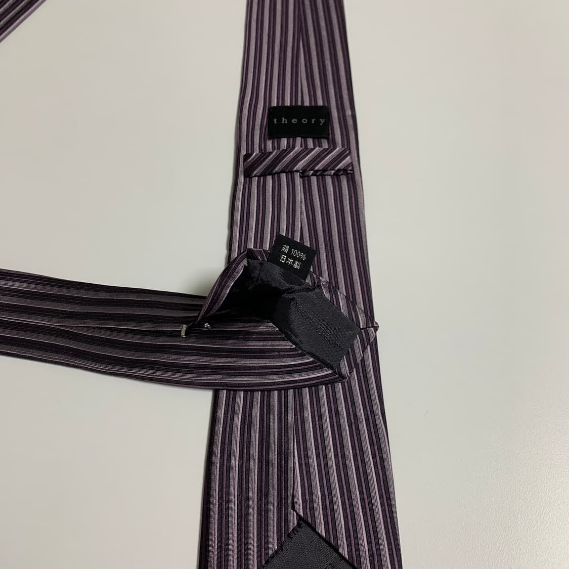 띠어리(Theory) 스트라이프 넥타이 명품 100실크 7.5cm 상품이미지7
