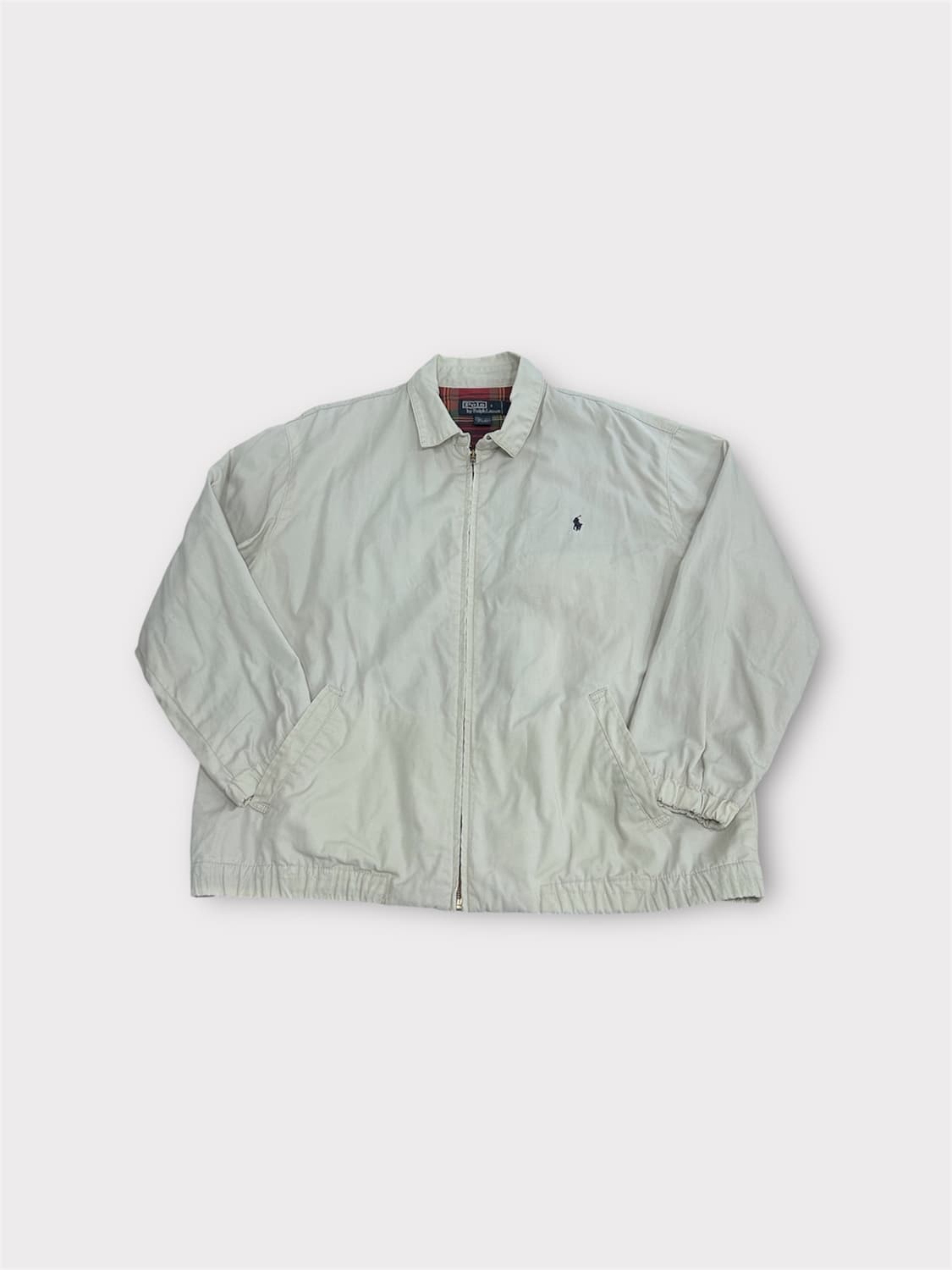 [L] 폴로랄프로렌 스윙탑 연베이지 블루종 남성 L사이즈 상품이미지1