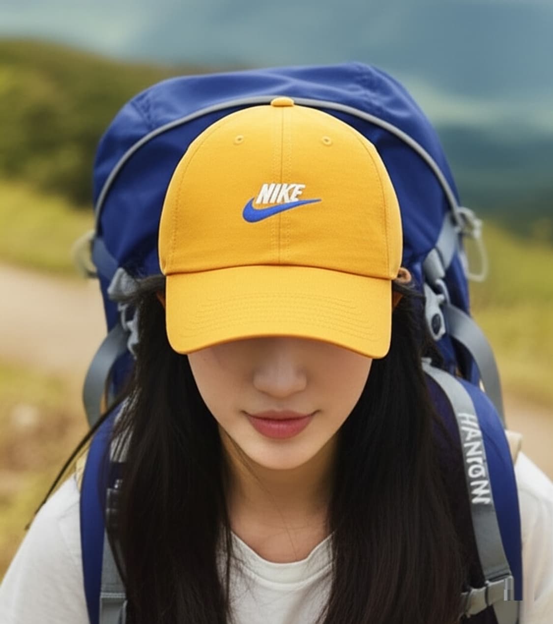 NIKE 나이키 헤리티지86 퓨추라 머스타드/블루 남녀공용 볼캡 모자 헬 상품이미지10
