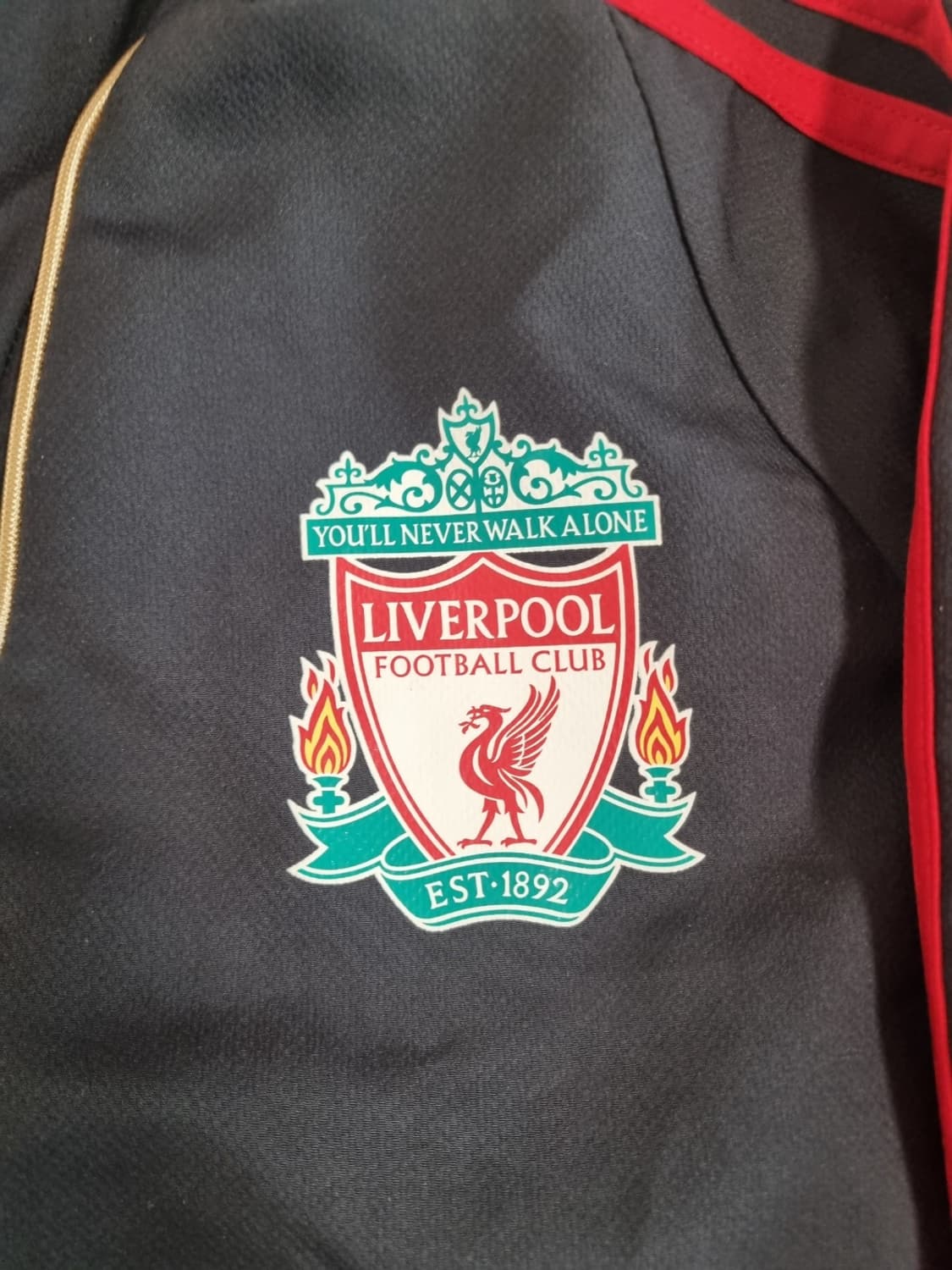 리버풀 09/10 칼스버그 반집업 트랙탑 상품이미지10