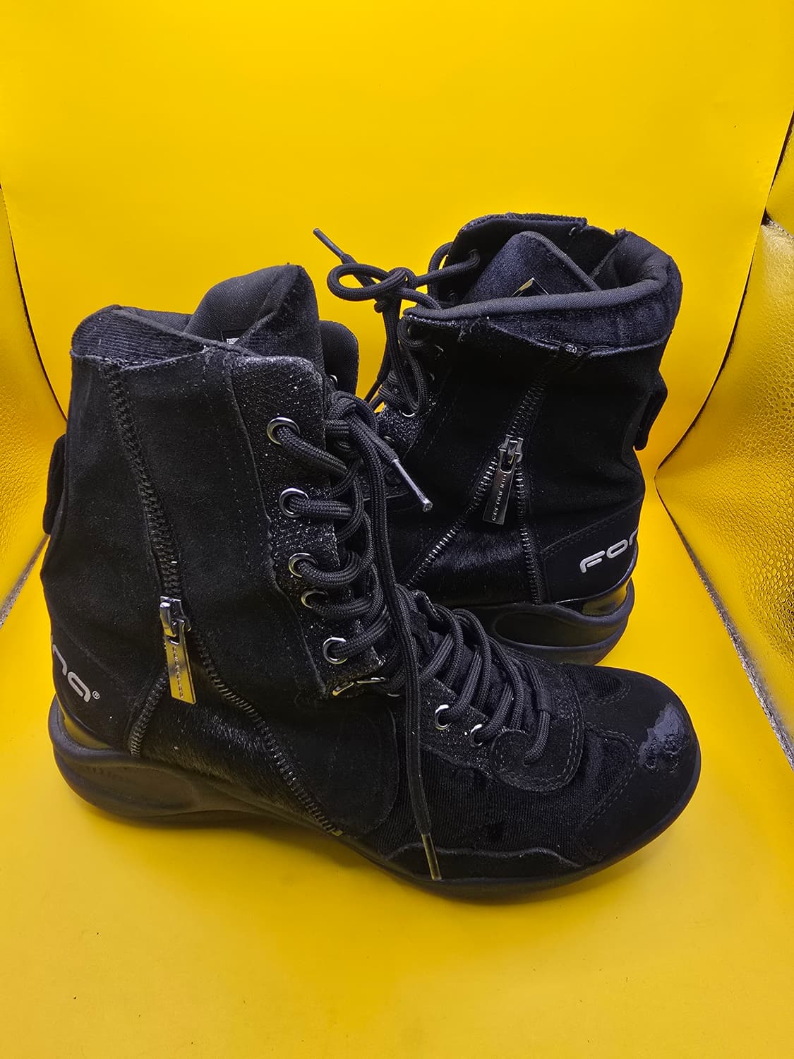 포나리나 프리미엄 럭스 벨벳 앵클부츠 스니커즈 245 상품이미지6