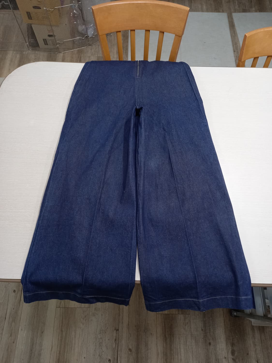 28(S) 새상품 TOPDRESSING 멜빵 플레어데님 28-899 상품이미지6