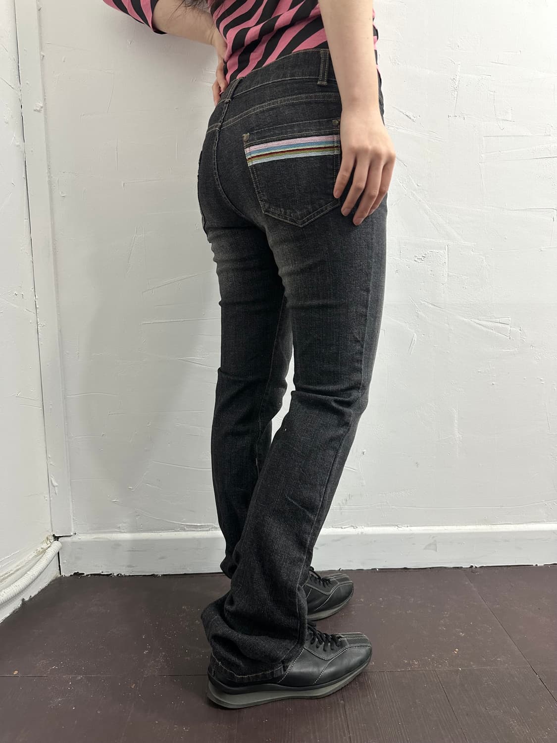 cynthia rowley denim cubic detail pants 상품이미지5