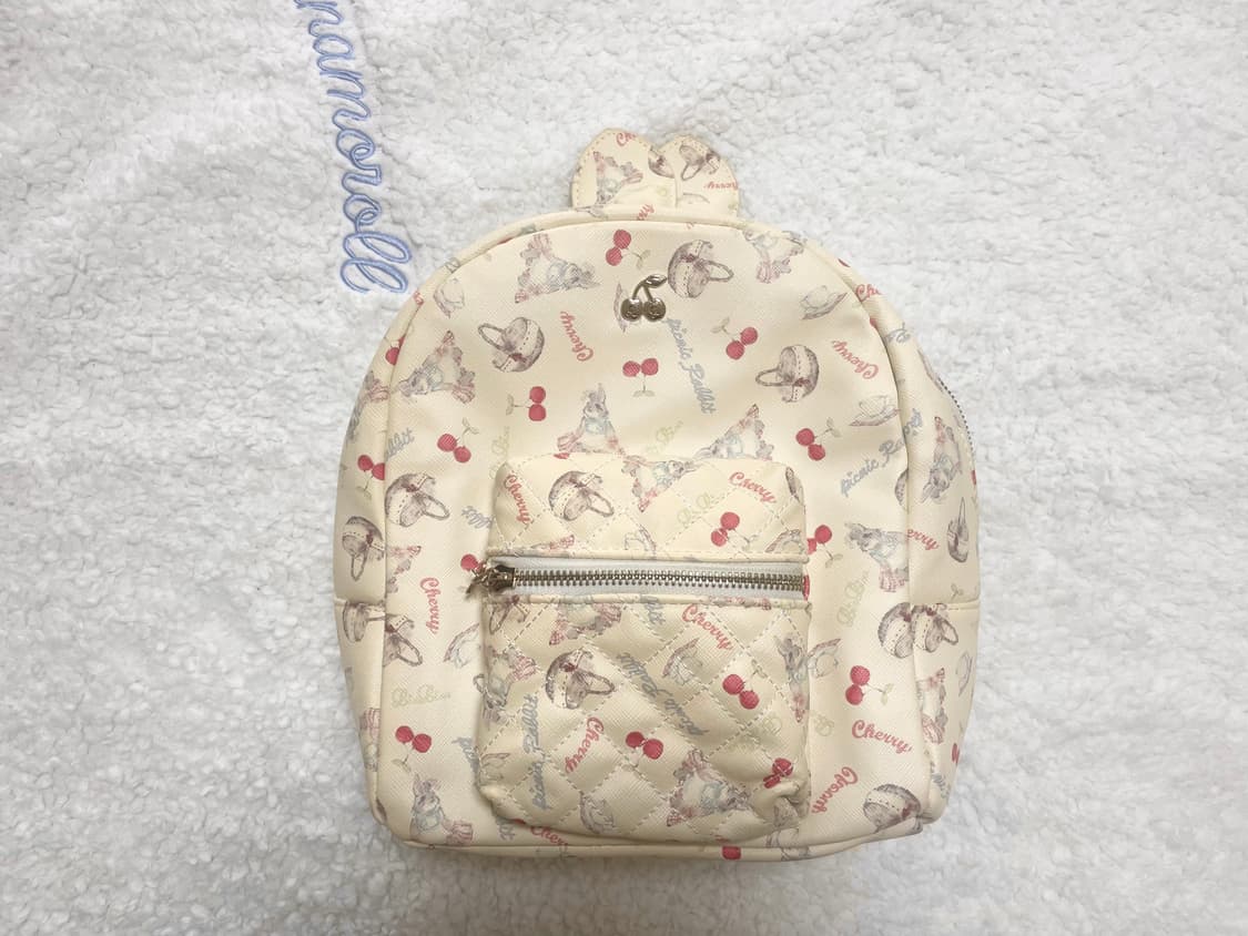 모리걸 빈티지 페어리 리즈리사 lizlisa 토끼 백팩 🤍🍒🐰 상품이미지1