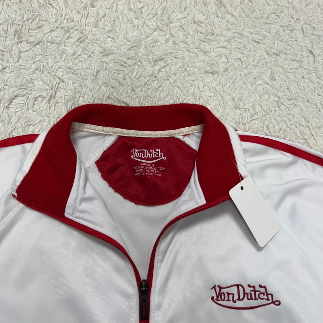 Von Dutch white red jersey 상품이미지6