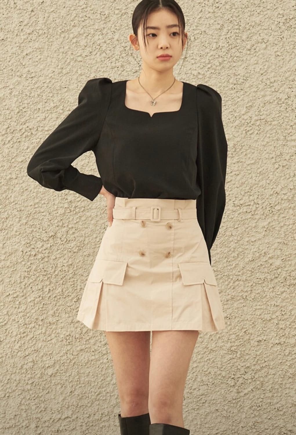 플로움 Berlin Trench Pantskirt 크림 xs 상품이미지1