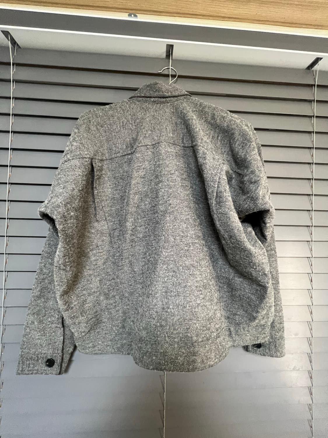 세야 그레이 크롭 코튼 울 자켓 상품이미지2