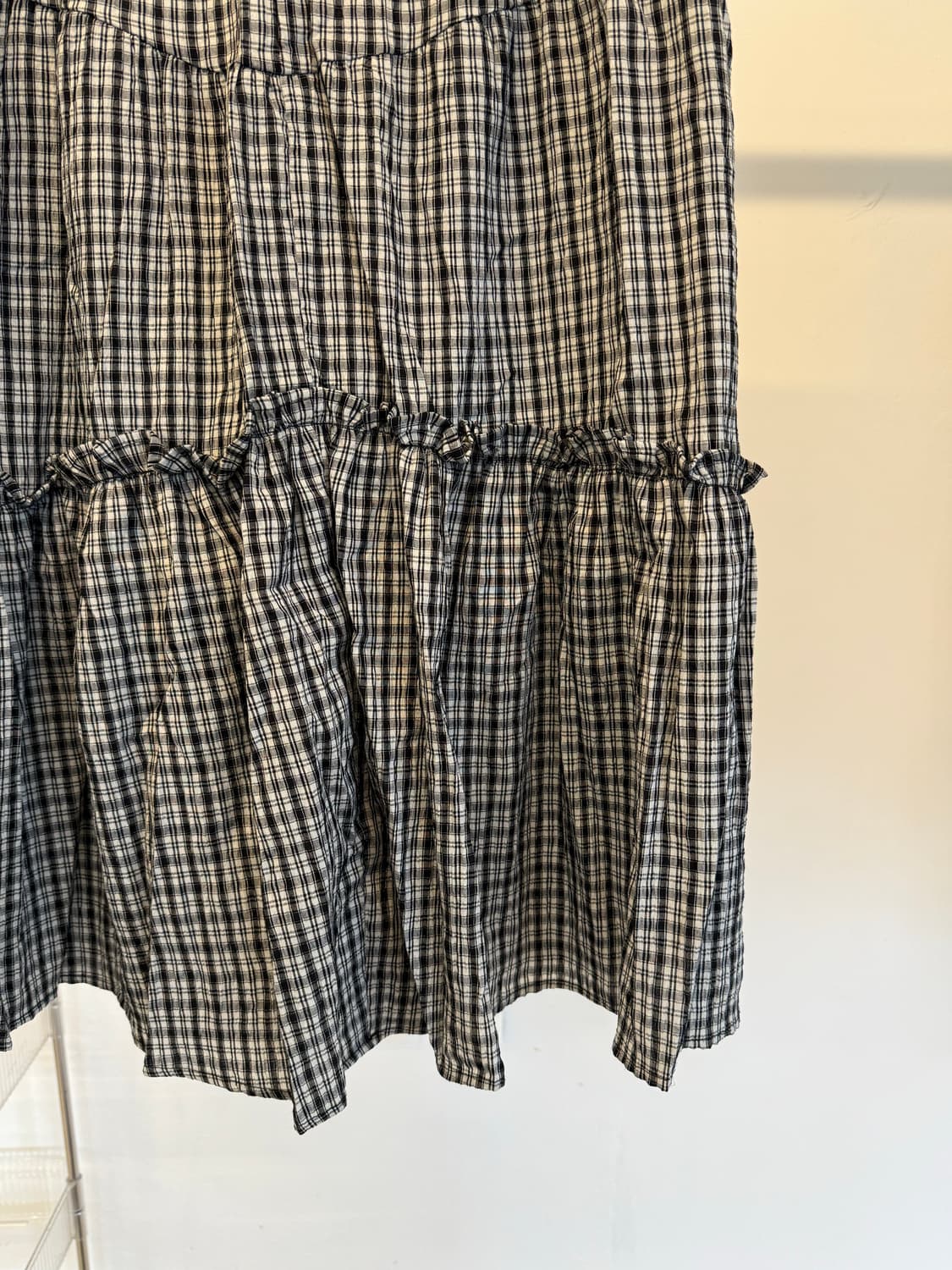 Vintage Check Long Skirt  상품이미지6
