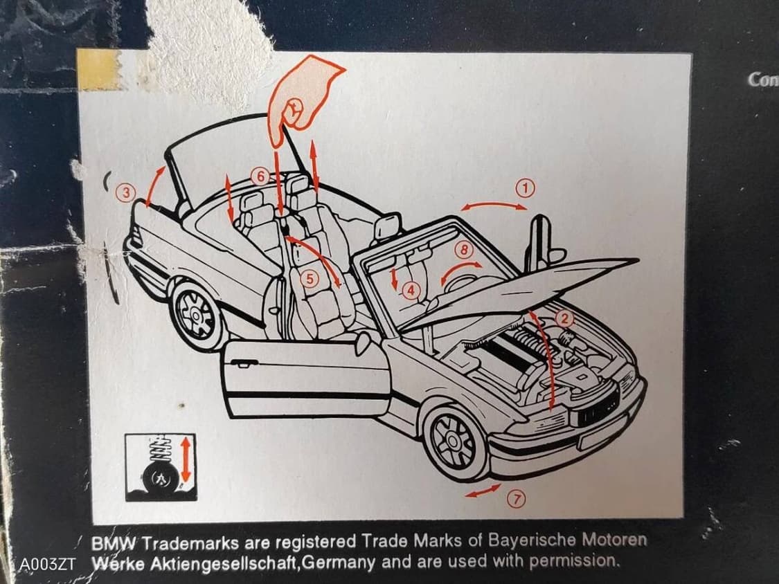 1/18 빈티지 마이스토 E36 컨버터블 다이캐스트 상품이미지2