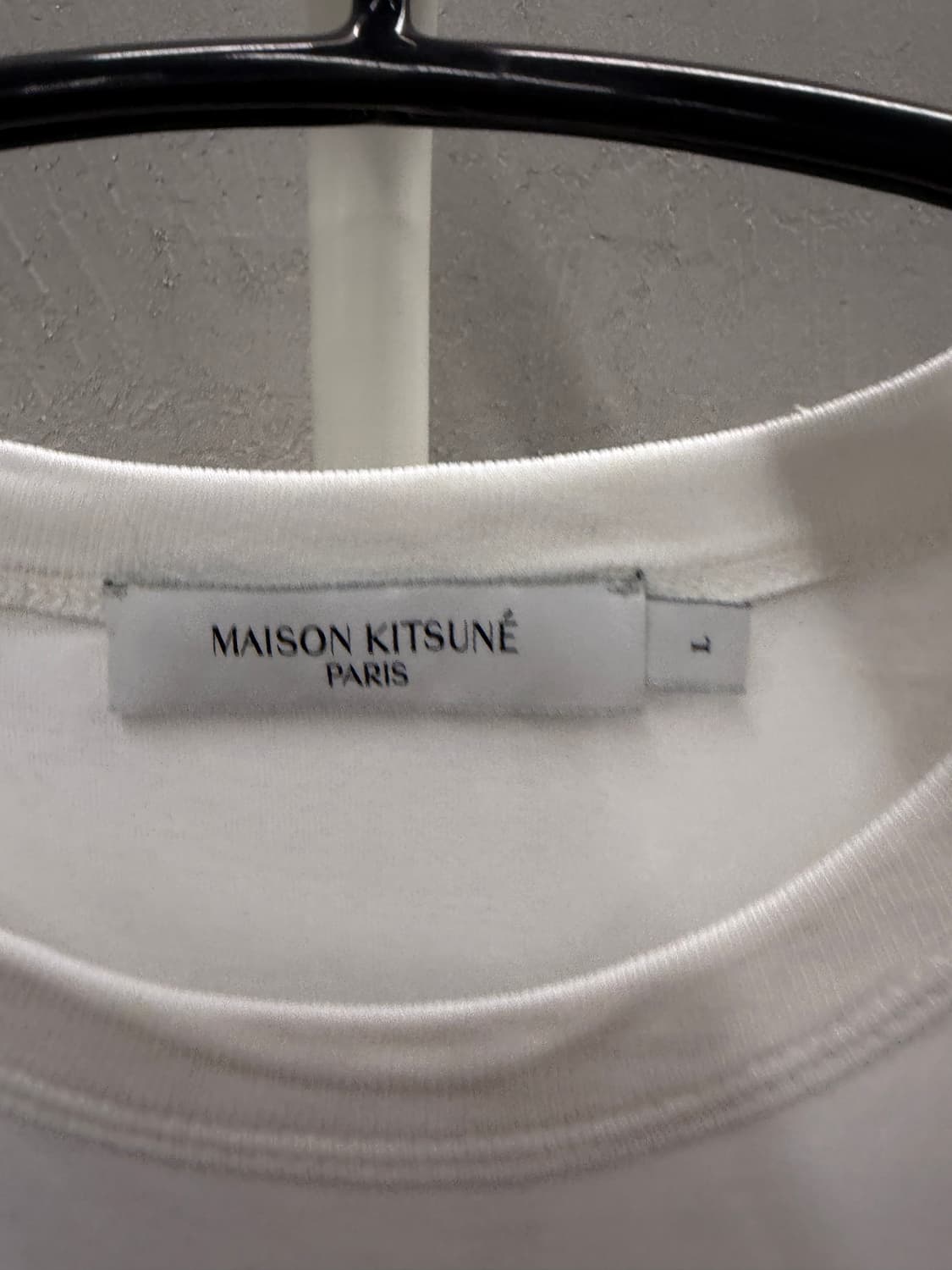 메종키츠네 파리지앵 티셔츠 화이트 L 상품이미지3