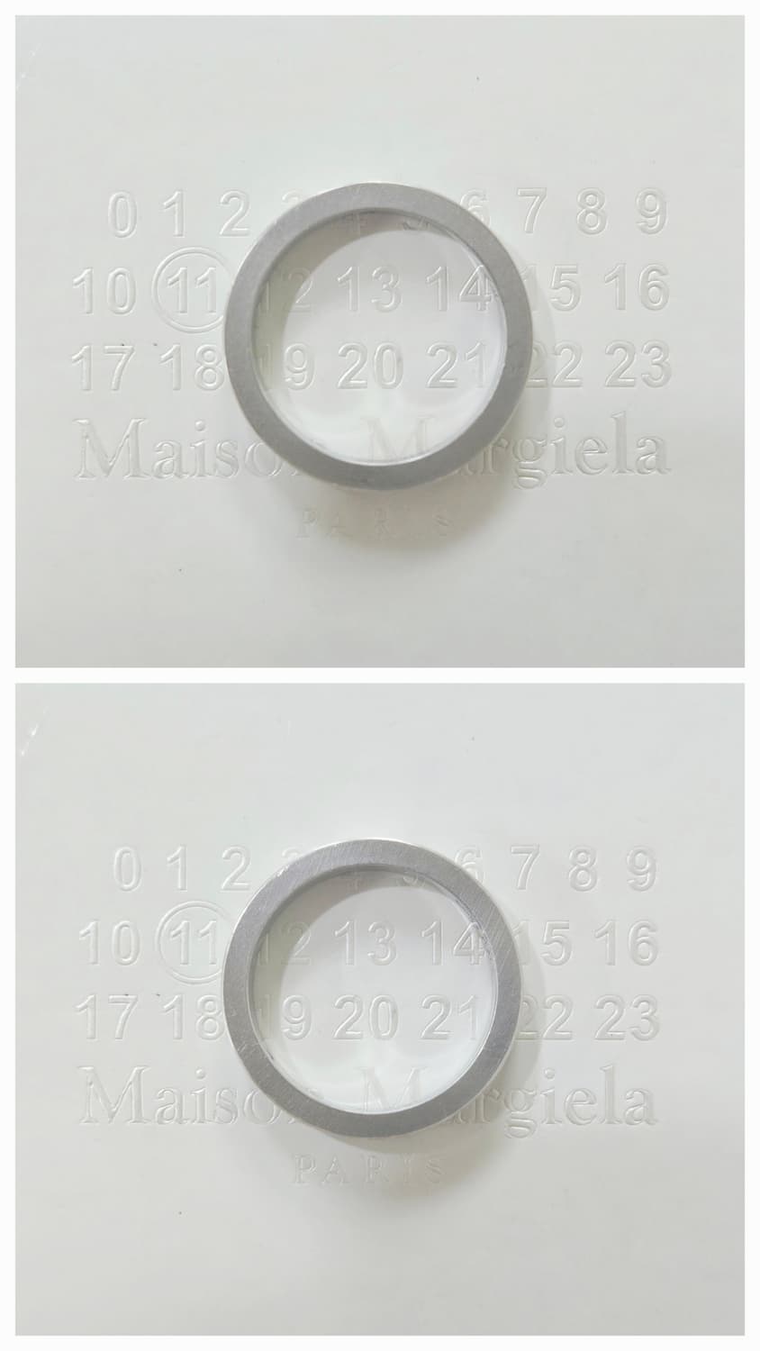 25FW 메종마르지엘라 뉴 메리컬 실버반지 국내 약 13.5호 [정품] 상품이미지2