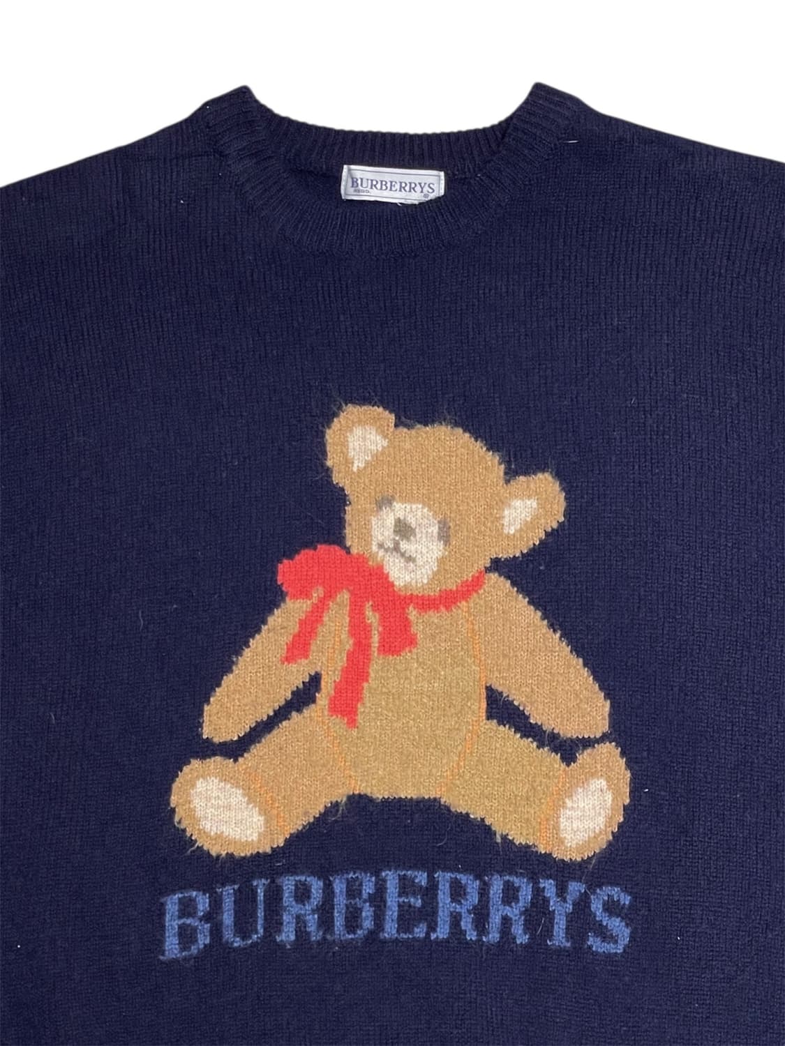버버리 베어 네이비 니트 상품이미지3