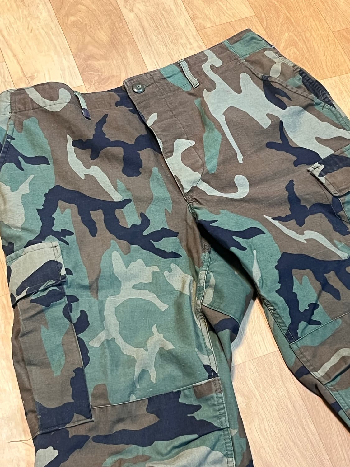 30-34 1980s US ARMY 우드랜드 컴뱃 카모 밀리터리 카고팬츠 상품이미지3