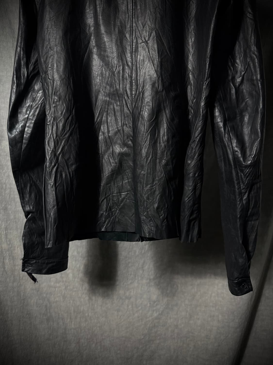m.a+ 09SS Crinkled Lambskin Shirt Jacket 상품이미지10