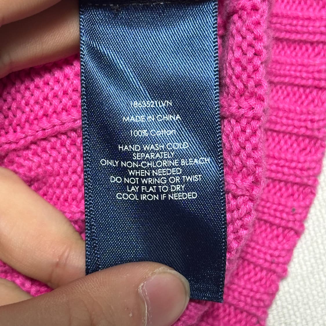 Polo Ralph Lauren 핑크 여성용 케이블 코튼 니트 상품이미지4