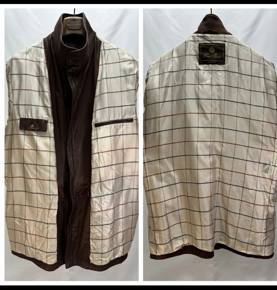 [정품인증서 포함] 로로피아나 트래블러 램스킨 자켓 56(110) 판매 상품이미지6