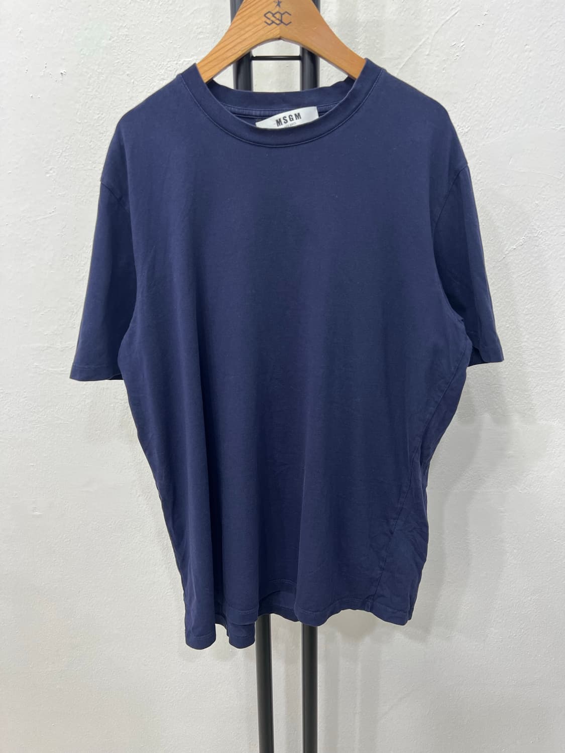 정품) MSGM 남성 반팔 티셔츠 S 상품이미지1