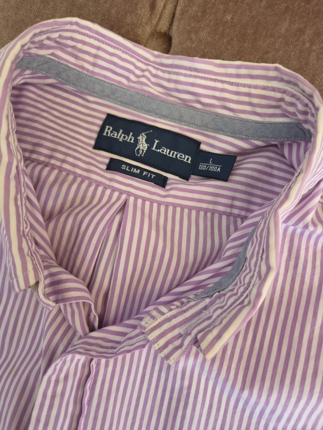 랄프로렌폴로 남성 스트라이프슬림핏셔츠 L사이즈 상품이미지6