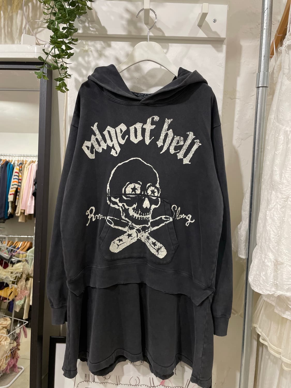 RNA skull hoodie onepiece 상품이미지5