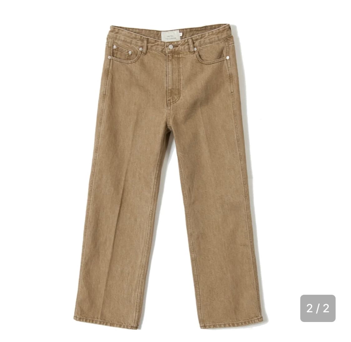 [마티스 더 큐레이터]레귤러 데님 팬츠_ 1size(MUD BEIGE) 상품이미지2
