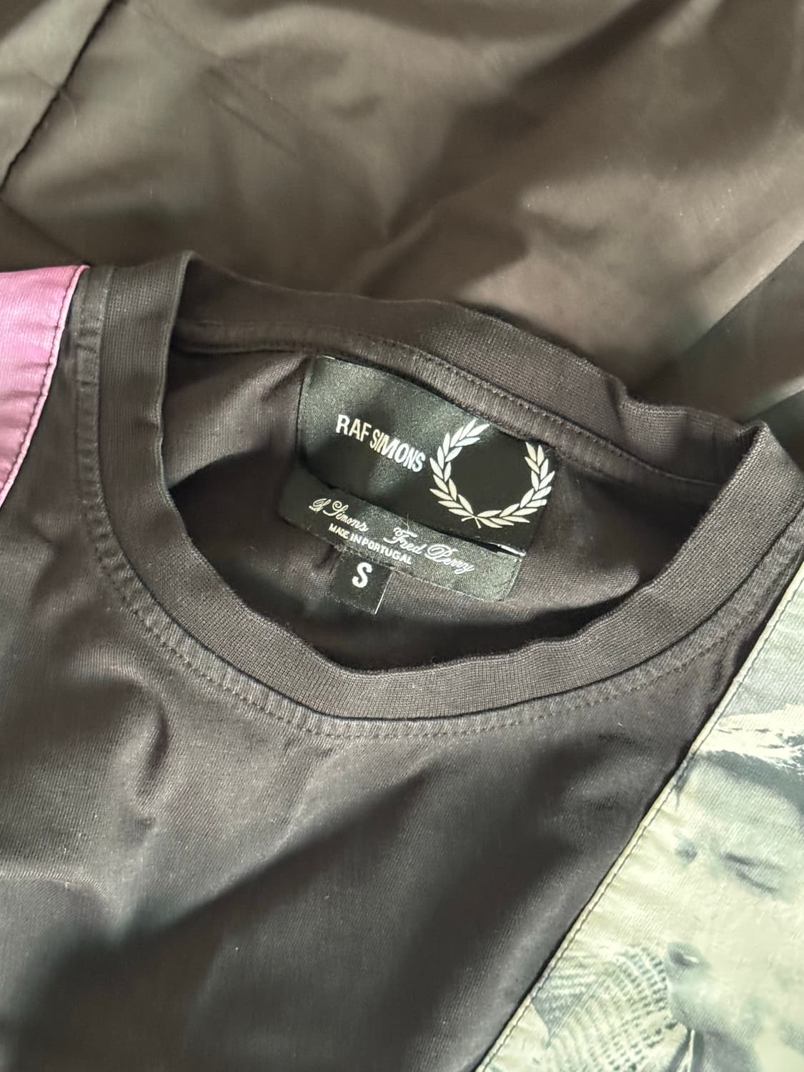 라프시몬스 프레드페리 콜라보 반팔티 S 상품이미지5