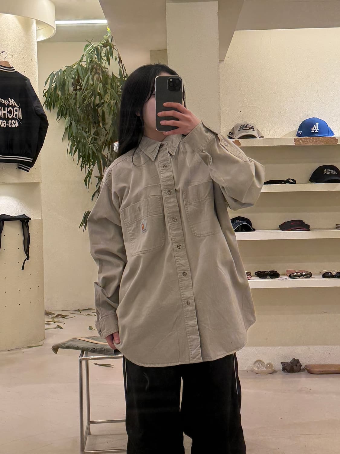 칼하트 투포켓 워크 셔츠 U418 상품이미지1