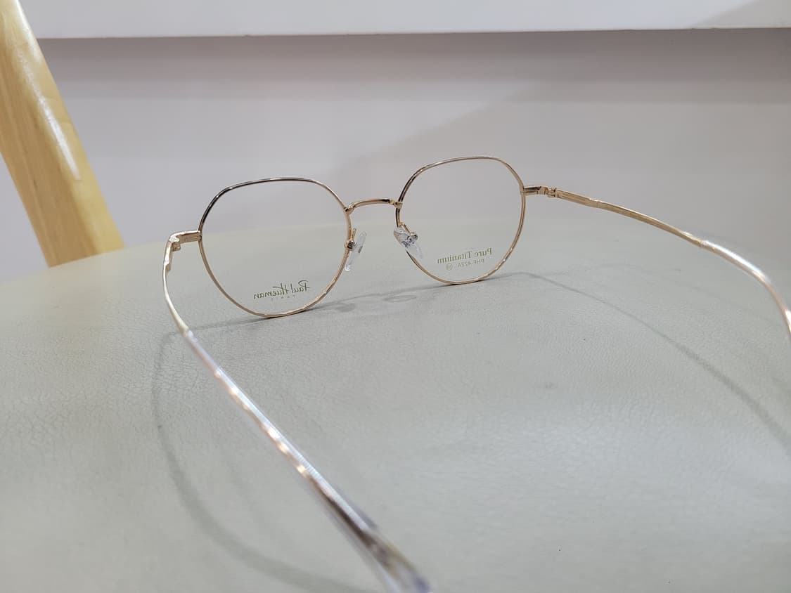 폴휴먼안경(PHF422A 골드육각)퓨어티탄초경량 상품이미지9