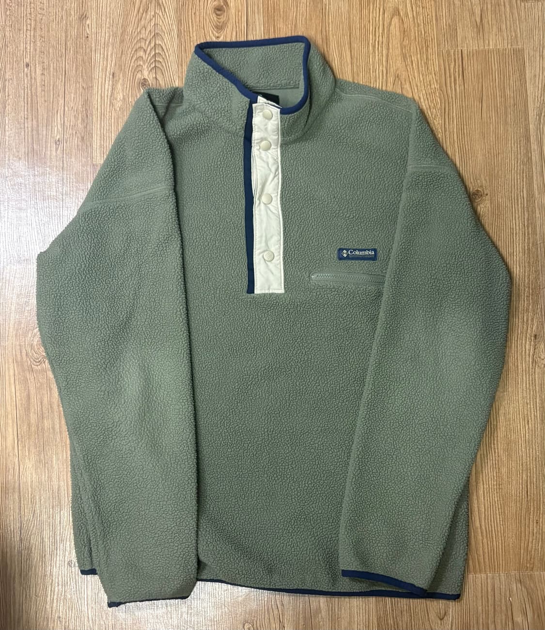 컬럼비아 플리스 풀오버 스냅티 (XL/105) 신칠라 상품이미지1