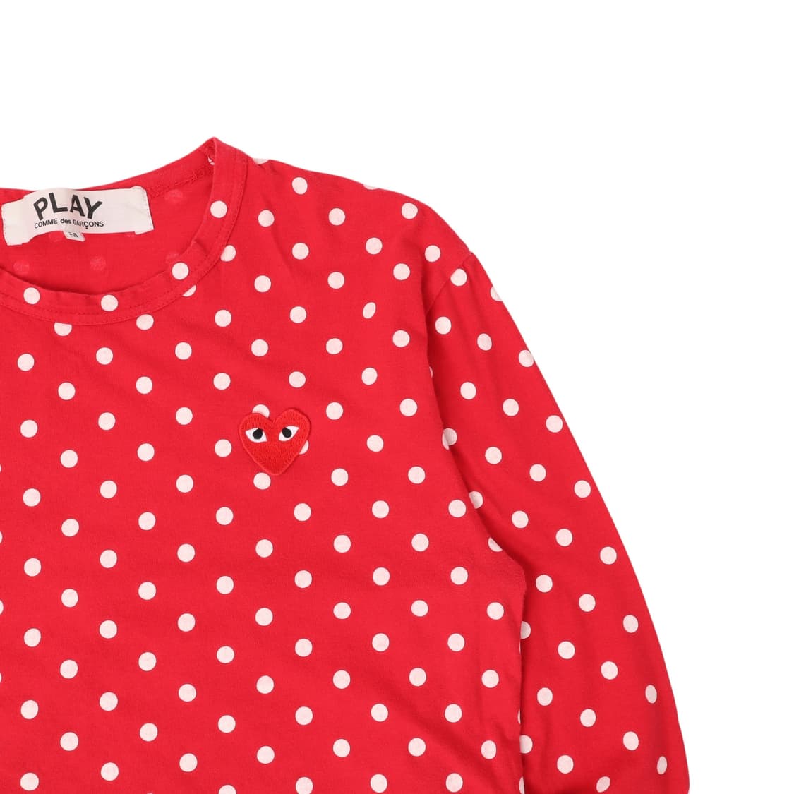 꼼데가르송 레드 도트 롱슬리브 상품이미지3