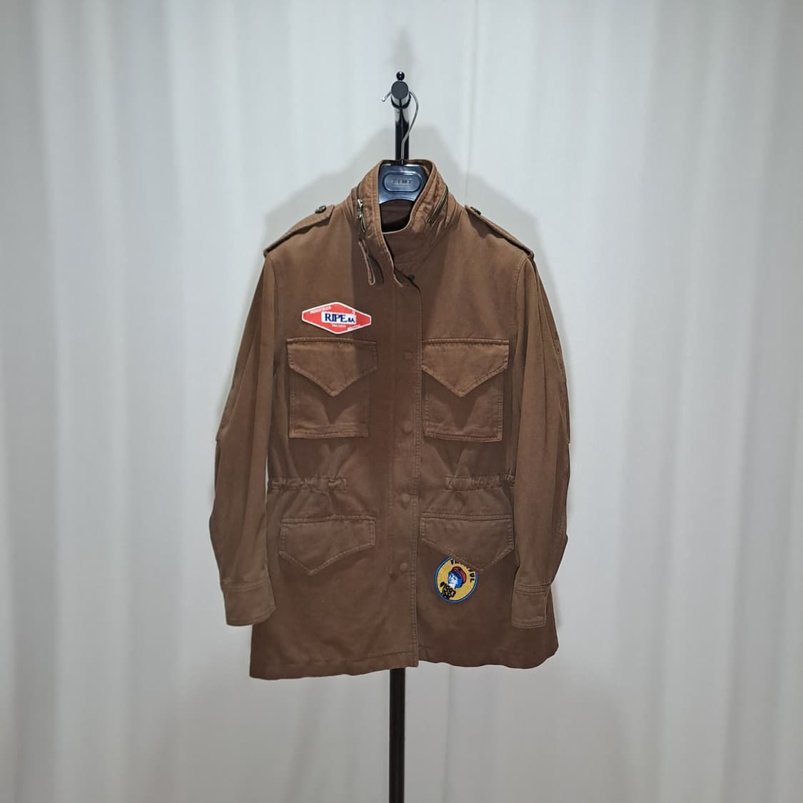 (여성) 타임 패치 페인팅 야상자켓 F B112 상품이미지1