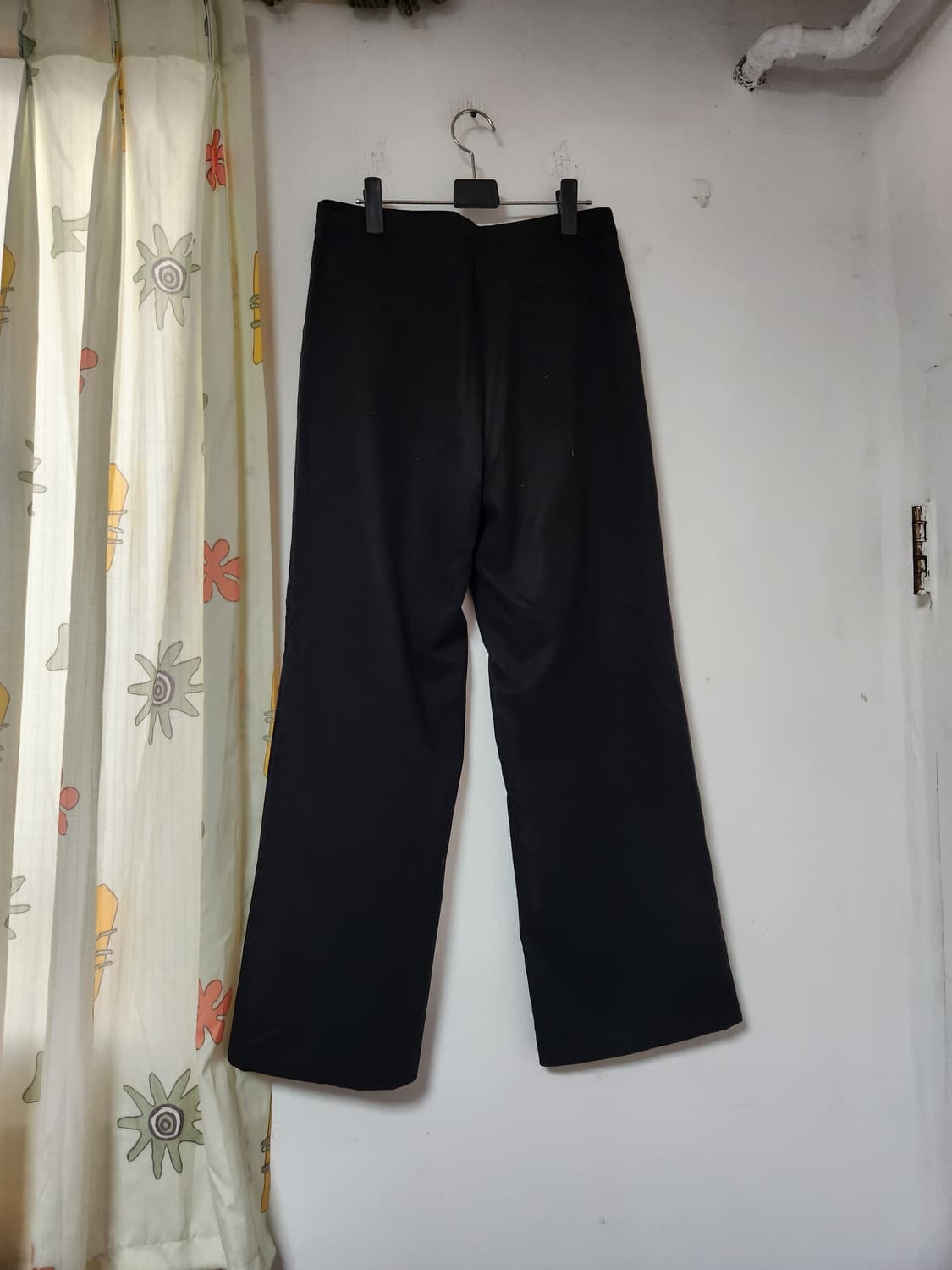 메리어라운드 블랙 와이드 슬랙스 팬츠L(28) 상품이미지2